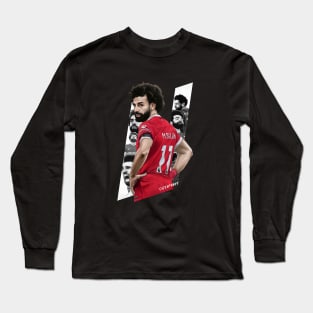 Mo Salah 23/24 ver.white Long Sleeve T-Shirt